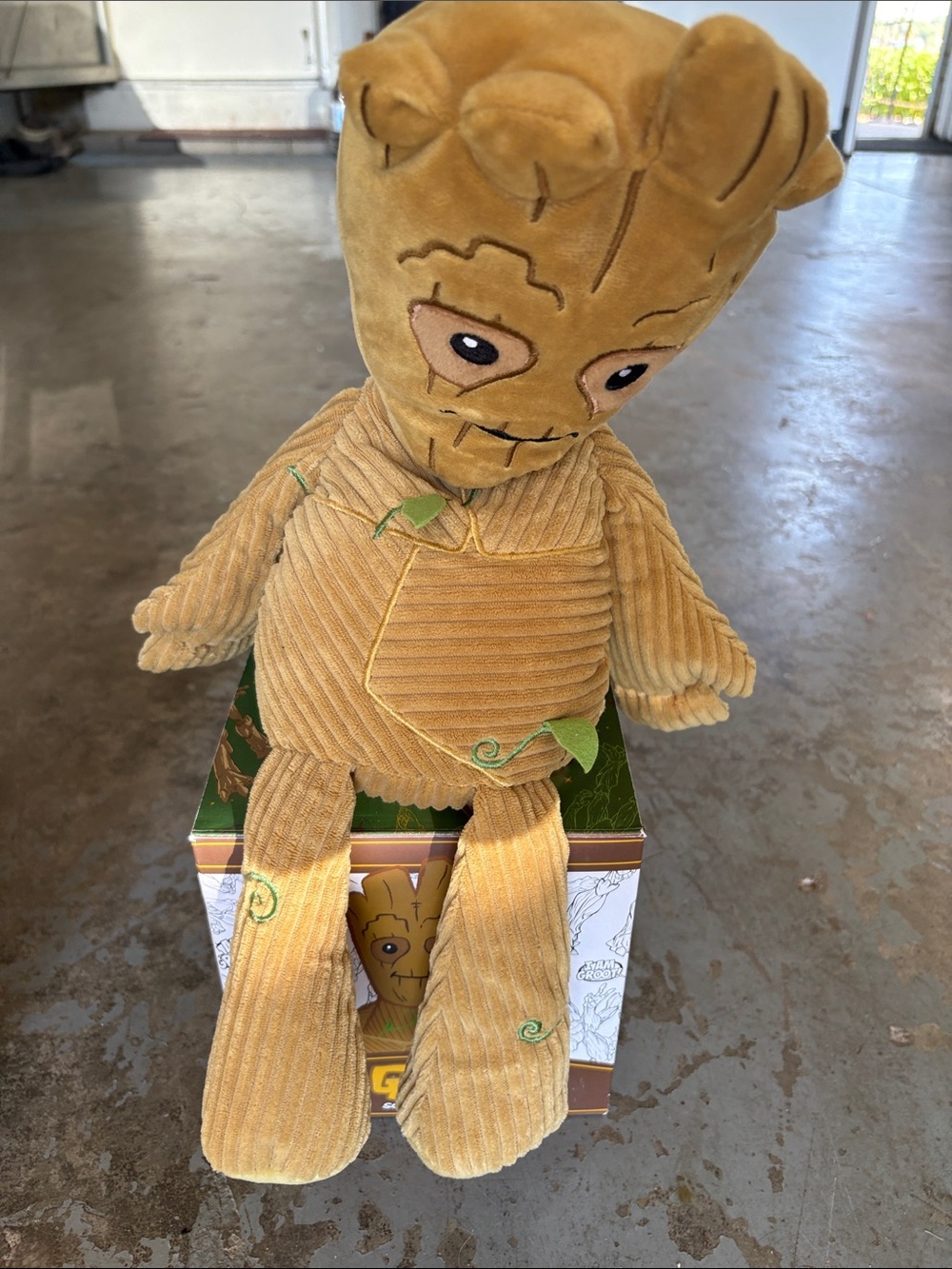 Groot Plush Toy - Brown Soft Corduroy buddy